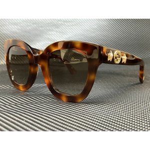 Gucci Havana Brown 49mm Sunglasses